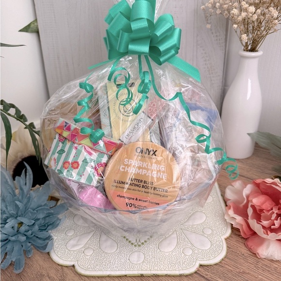 Other - Sparkling Champagne Spa Gift Basket - Thank You Gift, Valentine's Day Gift